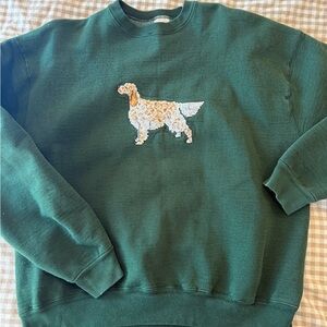 Embroidered Crewneck Sweatshirt
